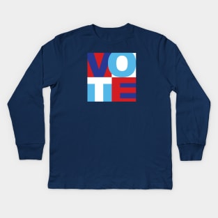 Vote! Kids Long Sleeve T-Shirt